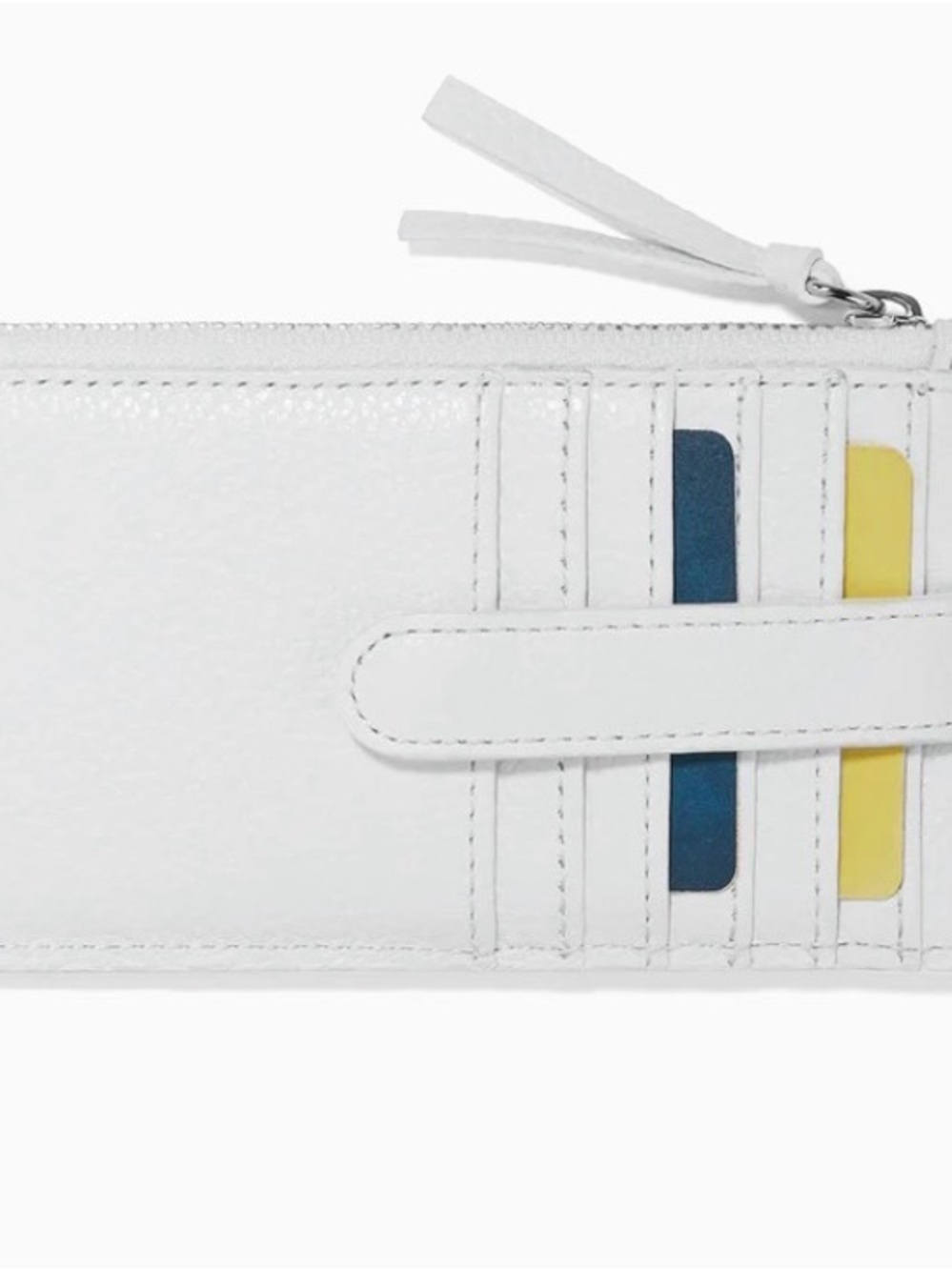 Brighton Pretty Tough Card Pouch in Optic White - Picture 2 of 5
